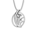 Thistle Silver Pendant P908