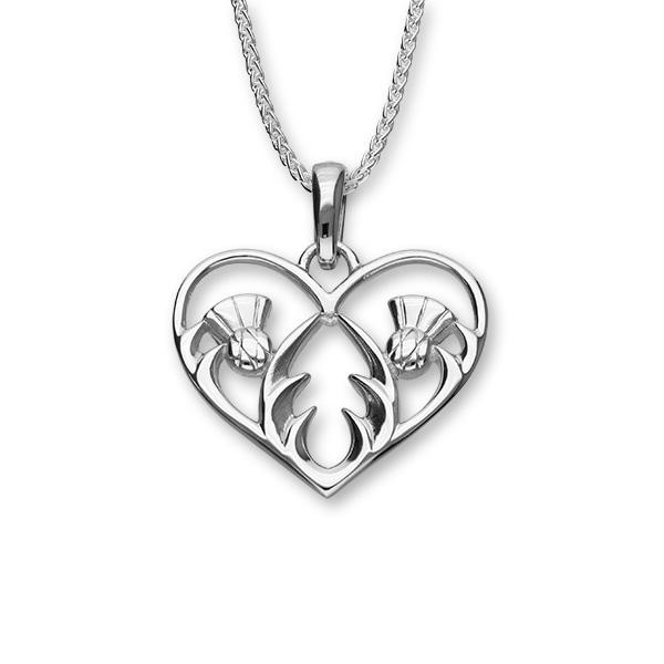 Thistle Silver Pendant P910