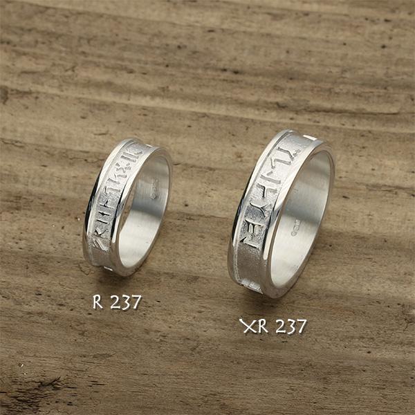 Runic Silver Ring XR237