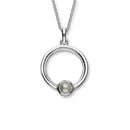 June Birthstone Silver Pendant SP295 Pearl