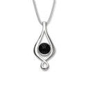 Retro Silver Pendant SP6 Onyx