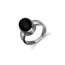 Retro Silver Ring SR128 Onyx