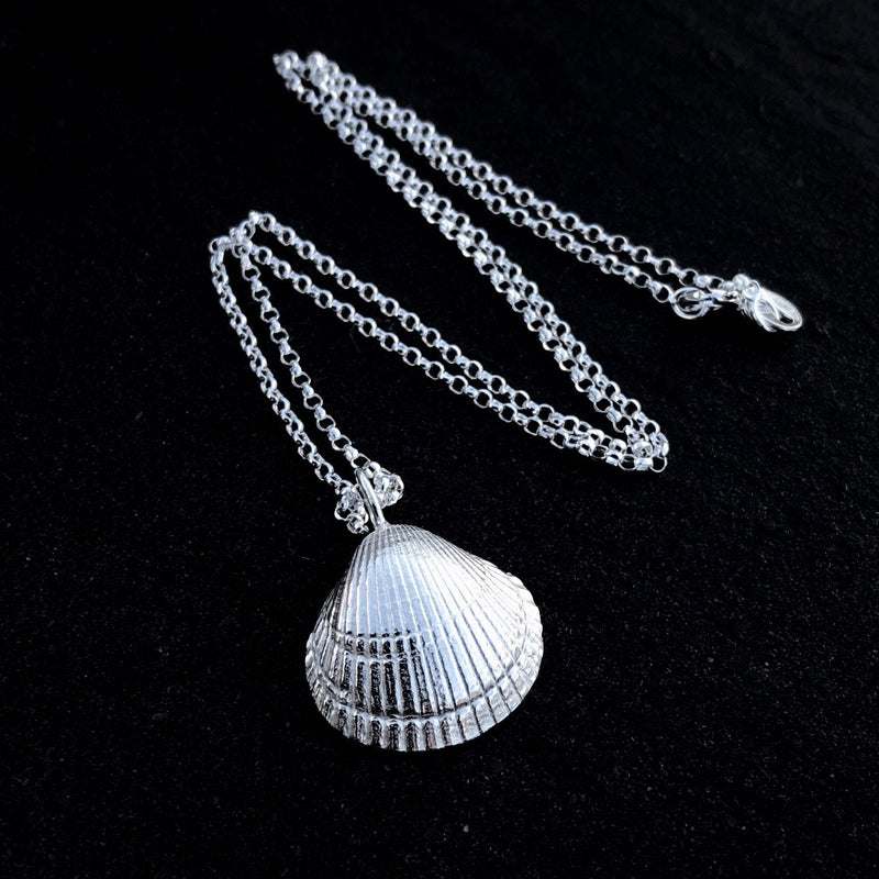 Sterling Silver Cockle Shell Necklace P1445