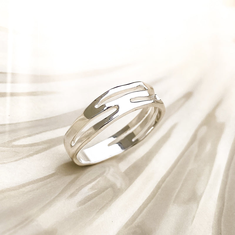 Organic Design Sterling Silver Ring R425