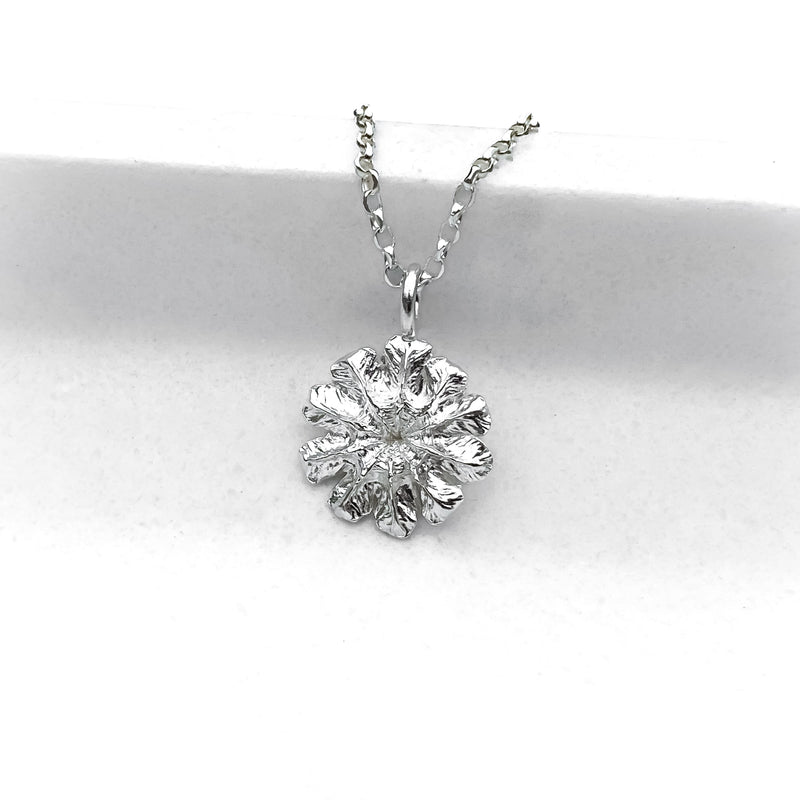 Silver Poppy Seed Necklace P1333
