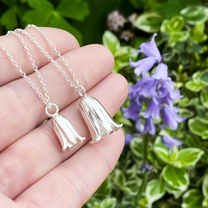 Bluebell Sterling Silver Small Pendant Necklace P1400