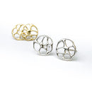 Silver Infinity Stud Earrings E2038